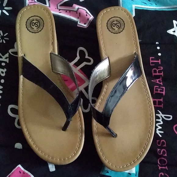 SO Cork Wedge Sandals - Picture 3 of 6